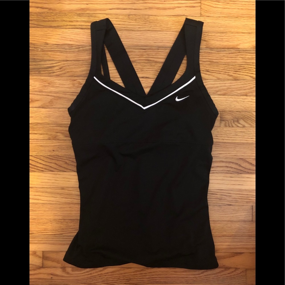 Nike black athletic top